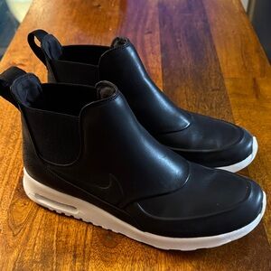 Nike Black and White Slip-On Sneakers